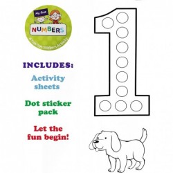 Fun Dot Sticker Activity Sheets for Kids My First Numbers (1-10) Creative Learning for Ages 3–5 $18.70 Kids' Stickers