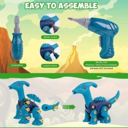 Kids Toys Stem Dinosaur Toys for Kids 3 4 5 6 7 8 Year Old Take Apart Dinosaur Toys Set STEM Construction Building Toys with ...