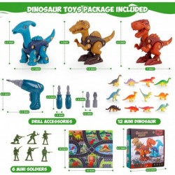 Kids Toys Stem Dinosaur Toys for Kids 3 4 5 6 7 8 Year Old Take Apart Dinosaur Toys Set STEM Construction Building Toys with ...