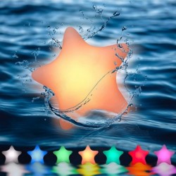 Spa Light IP68 Waterproof Floating Starfish Pool Light RGB Color Changing LED Bathtub Night Light Light Up Starfish Ball Ligh...