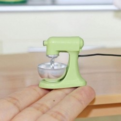 1:12 Mini DIY Kitchen Mixer Model Fairy Garden Miniature Figurine Dollhouse Ornament Micro Landscape Micro Landscape(Lake Blu...