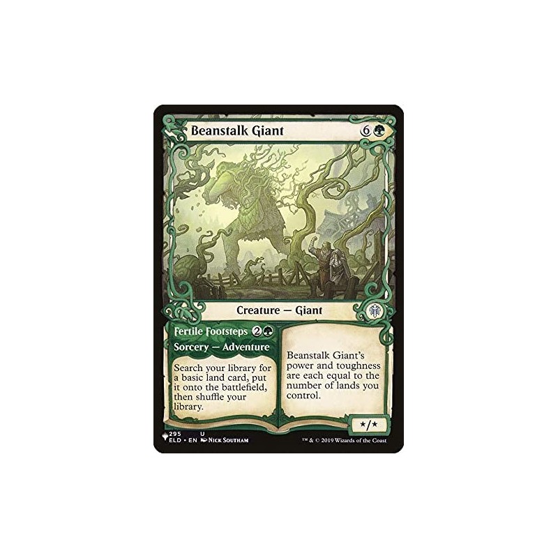 Magic: the Gathering - Beanstalk Giant // Fertile Footsteps - The List $11.00 Trading Cards & Accessories