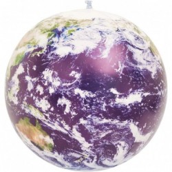 Earthball Inflatable Earth Globe from satellite images Glow in the Dark Cities $41.92 Geographic Globes