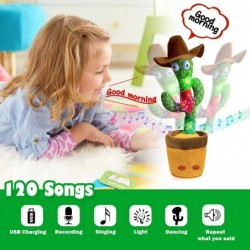 Dancing Cactus Talking Cactus Toy Sunny The Cactus Toy Repeats What You Say Electronic Dancing Cactus with Lighting Recording...