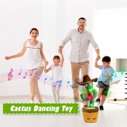 Dancing Cactus Talking Cactus Toy Sunny The Cactus Toy Repeats What You Say Electronic Dancing Cactus with Lighting Recording...