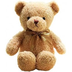 Teddy Bears Soft Plush Stuffed Animal Wearing tie Miguel Light Brown Small $27.81 Stuffed Animals & Teddy Bears