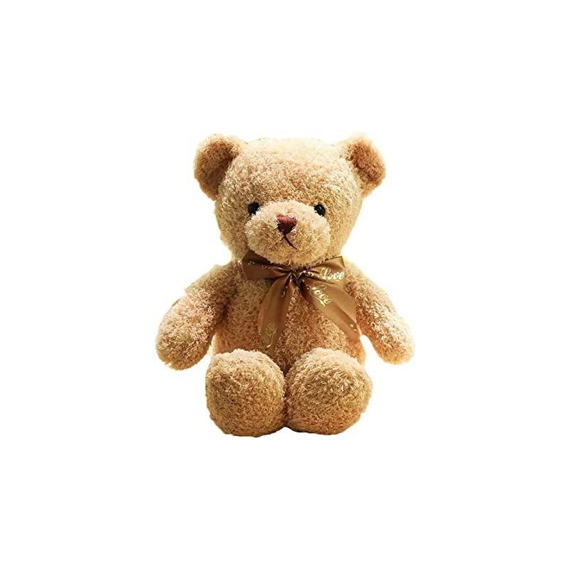 Teddy Bears Soft Plush Stuffed Animal Wearing tie Miguel Light Brown Small $27.81 Stuffed Animals & Teddy Bears