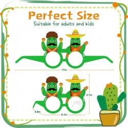 Mexican Party Decorations Paper Eyeglasses Cinco De Mayo Paper Eyewears Mexican Themed Cactus Chili Pepper Pinata Avocado Gui...