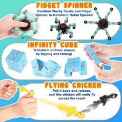 Fidget Toys 100 Pack Big Pack Fidget Toys 100pcs for Kids Best Fidget Sensory Toys Bulk Classroom Prizes Treasure Box Toys Pi...