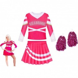 Zombies Addison Cheer Costume Cheerleader Dress Halloween Cosplay Costume $44.49 Kids' Costumes