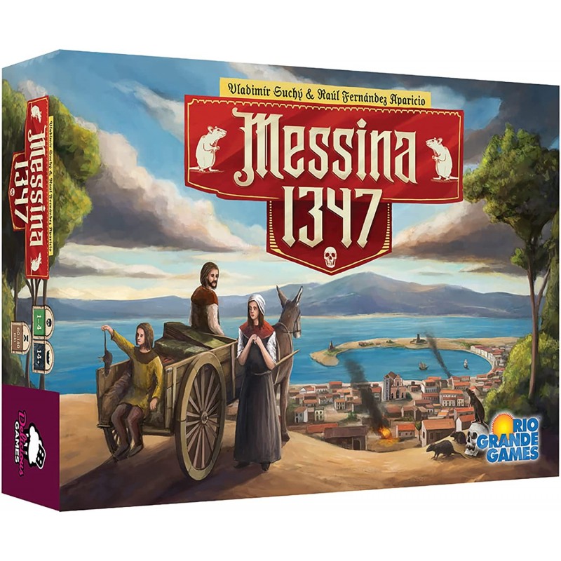 Messina 1347 - Strategy Board Game Rio Grande Games Ages 14+ 1-4 Players 90-120 Min $85.54 Board Games