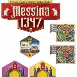 Messina 1347 - Strategy Board Game Rio Grande Games Ages 14+ 1-4 Players 90-120 Min $85.54 Board Games