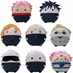 Anime Plush Doll Figures Gojo Satoru Yuji Itadori Soft Round Plushie Stuffed Toys Keychain Cosplay Accessories Keyring (22cm/...