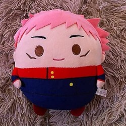 Anime Plush Doll Figures Gojo Satoru Yuji Itadori Soft Round Plushie Stuffed Toys Keychain Cosplay Accessories Keyring (22cm/...