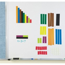 Magnetic Cuisenaire Rods Early Match Concepts School Supplies Multicolor 64 Pieces Ages 5+ $38.96 Early Development & Activit...