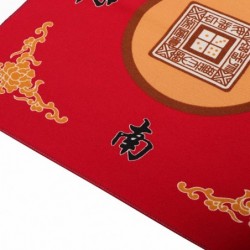 Mahjong Mat with 3 Free Dice Anti Slip and Noise Reduction Table Cover for Mahjong Poker Card Games Board Games Slip Resistan...