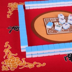 Mahjong Mat with 3 Free Dice Anti Slip and Noise Reduction Table Cover for Mahjong Poker Card Games Board Games Slip Resistan...