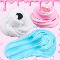 Slime Kit DIY for Kids Girls Butter Slime Fluff Slime Cloud Slime and Foam Slime Making Kits for Childrens 7 8 9 10 11 12 $21...