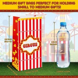 24 Pieces Carnival Bags Paper Carnival Gift Bags Carnival Treat Bags Goody Bags Party Carnival Party for Treats Carnival Part...