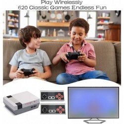 Retro Wireless Video Game Console Classic Handheld Mini PC Game Player Built in 620 Games Dual Controller AV TV Game Machine ...