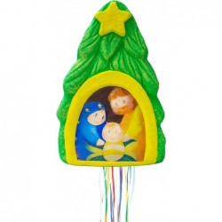 Sgt Paper Christmas Pinata with Pull Strings - Fun Party Game for Boys & Girls - Beautiful Nativity Tree Decoration $67.13 Pi...