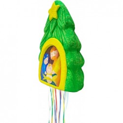 Sgt Paper Christmas Pinata with Pull Strings - Fun Party Game for Boys & Girls - Beautiful Nativity Tree Decoration $67.13 Pi...