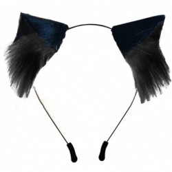 Cat Ears Wolf Fox Ears Animal Cosplay Cute Head Accessories for Halloween (Pure Black) $16.37 Kids' Dress-Up Accessories