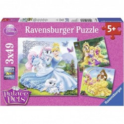 Belle Cinderella and Raiponce Jigsaw Puzzle (3 x 49 Piece) $40.73 Jigsaw Puzzles