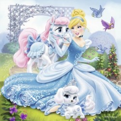 Belle Cinderella and Raiponce Jigsaw Puzzle (3 x 49 Piece) $40.73 Jigsaw Puzzles