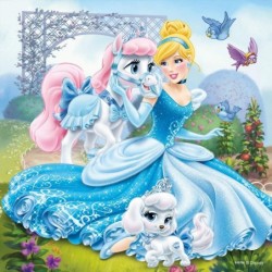 Belle Cinderella and Raiponce Jigsaw Puzzle (3 x 49 Piece) $40.73 Jigsaw Puzzles