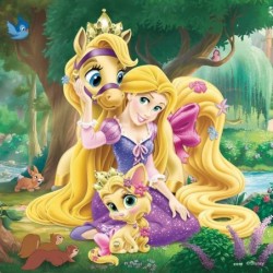 Belle Cinderella and Raiponce Jigsaw Puzzle (3 x 49 Piece) $40.73 Jigsaw Puzzles