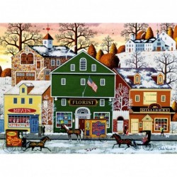 Charles Wysocki - Meats Flowers Hats - 1000 Piece Jigsaw Puzzle $26.18 Jigsaw Puzzles