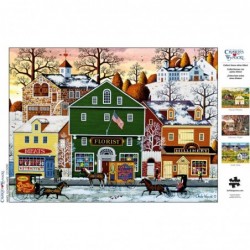 Charles Wysocki - Meats Flowers Hats - 1000 Piece Jigsaw Puzzle $26.18 Jigsaw Puzzles