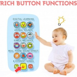 Baby Toy Phone for 1 2 Year Old Boy Girl Fake Phone Toys with Music Baby Cell Phone Toys 6 to 12 Months Light Up Play Phone f...