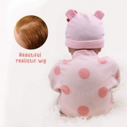 22" Reborn Newborn Baby Doll Realistic Lifelike Handmade Weighted Baby for Ages 3+ Soft Silicone Vinyl $68.32 Dolls