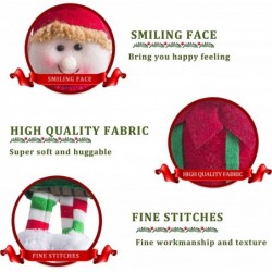 Adorable Flexible Christmas Elves Plush Dolls -Set of 4 Party Xmas Tree Decoration Holiday Santa Characters Ornaments 12-Inch...