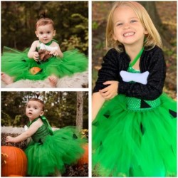 Halloween Tutu Costume Dress for Girls 1-12Y Holiday Dress Up Birthday Christmas Party Gifts $32.62 Kids' Costumes