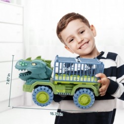 Dinosaur Truck Dinosaur Transport Car Carrier Truck with Dinosaur Toys Friction Powered Cars Activity Playmat Dino Car Playse...