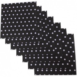 Black and White Polka Dot Party Napkins 40 Count 6.5" X 6.5" Premium Luncheon Napkins. Ideal For Parties Birthdays Weddings R...