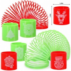 36PCS Christmas Coil Springs for Kids - Assorted Christmas Theme Pattern and Colors Magic Spring Toys Christmas Party Favors ...