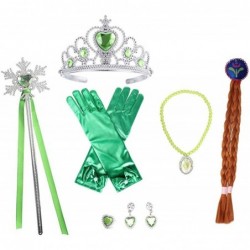 Princess Costumes Dress Up for Little Girls with Wig Crown Mace Gloves Accessories Age of 3-12 Years $44.44 Kids' Costumes