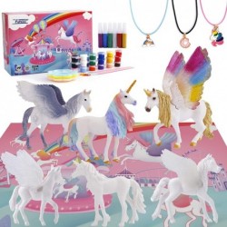 Unicorn Painting Kit for Kids Paint Your Own Unicorn Gifts for Grils&Boys Alicorn Pegasus& Unicorn Craft Kit Unicorn Party Fa...