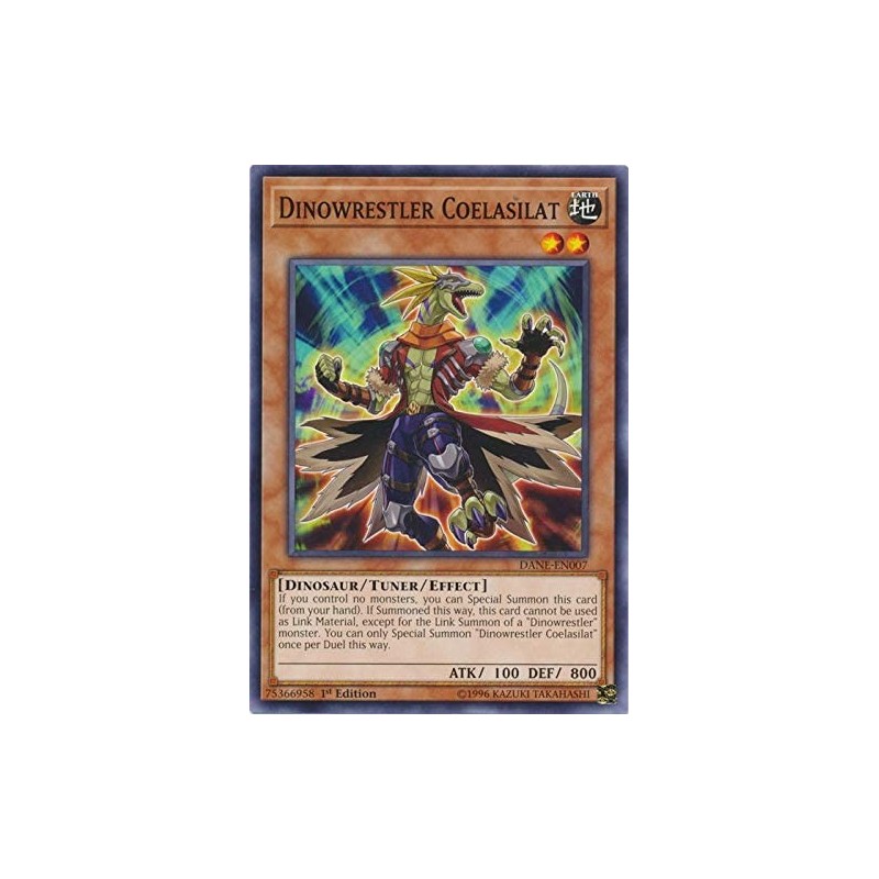 Dinowrestler Coelasilat - DANE-EN007 - Common - 1st Edition - Dark Neostorm $9.29 Card Games