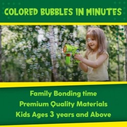 Bubble Gun Bubble Blower for Kids Non-Toxic Handheld Bubble Machine with Leak-Resistant Design. Easy Refill Bubble Included $...