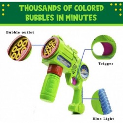 Bubble Gun Bubble Blower for Kids Non-Toxic Handheld Bubble Machine with Leak-Resistant Design. Easy Refill Bubble Included $...