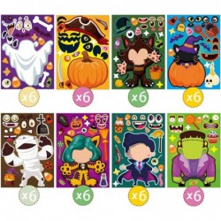 48 Sheets Halloween Party Games Stickers for Kids Make Your Own Halloween Stickers Kids Halloween Activities Stickers Pumpkin...