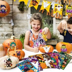 48 Sheets Halloween Party Games Stickers for Kids Make Your Own Halloween Stickers Kids Halloween Activities Stickers Pumpkin...