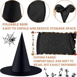 Halloween Hanging Decorations Black Witch Hat with 98 Feet Rope Witch Costume Accessory for Halloween Party Decor $21.52 Kids...