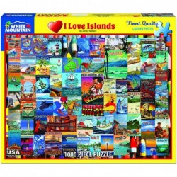 Puzzles I Love Islands - 1000 Piece Jigsaw Puzzle $34.31 Jigsaw Puzzles