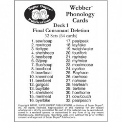 | Webber? Illustrated Phonology Final Consonant Deletion Minimal Pair Card Deck | Educational Learning Resource for Children ...